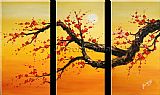 Chinese Plum Blossom Canvas Paintings - CPB0409